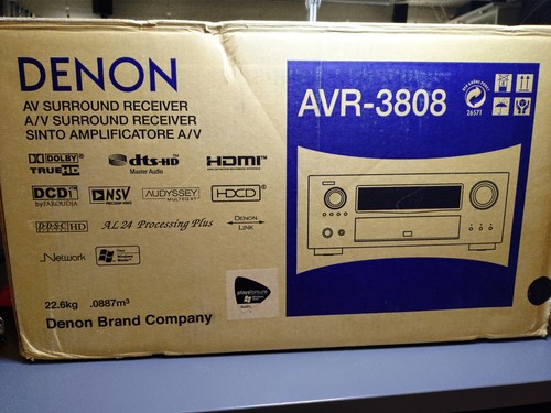 Denon AVR-3808 AV-Receiver 7.1 Schwarz + iPod Dock - Bild 7 von 22