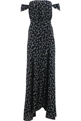 FLYNN SKYE MAXIKLEID WICKELOPTIK BLUMENDRUCK KREPP SMALL