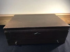 Tarnish Resistant Silverware Storage Chest Box Drawer Service 12 With Handles