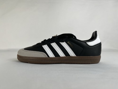 adidas Samba OG C Black Grey White Shoes Youth Girl & Boy Size 11K - 2Y GZ8349