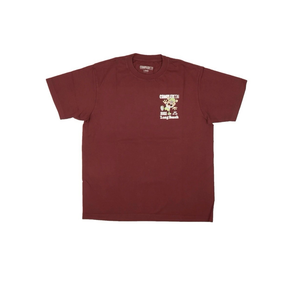 Complexcon Verdy Short Sleeve Logo Tee Burgundy Size: L | eBay