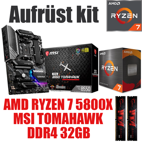 PC Bundle Aufrüstkit Gaming Set AMD Ryzen 7 5800X + MSI Mainboard + 32GB DDR4 - Bild 6 von 9
