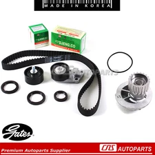Fits 04-08 Chevrolet Aveo 1.6L DOHC Gates "HTD" GATES Timing Belt Kit Water Pump