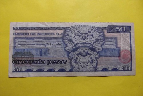 1978Jul5 Cincuenta Pesos $50 Banco De MexicoSA FN Series S4169593 17 - Picture 2 of 2