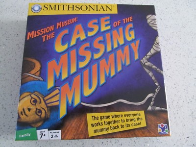 The Case Of The Missing Mummy Mission Museum Smithsonian Board Game