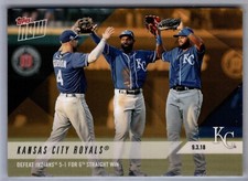 2018 Topps Now #PWB-61 Alex Gordon Brian Goodwin Bonifacio Kansas City Royals