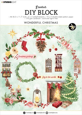 Studio Light Essentials DIY Block-Nr. 51, Wonderful Christmas