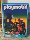 Vintage 1996 Playmobil 3838 Witch With Cauldron And Black Cat NOS FS