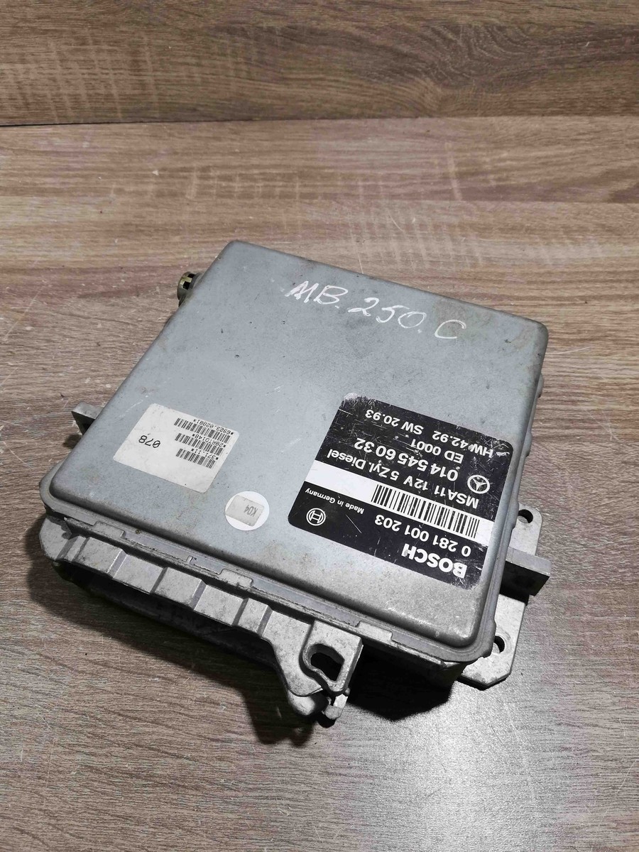 Mercedes Benz C Class W202 0145456032 0281001203 Motor ECU Engine 