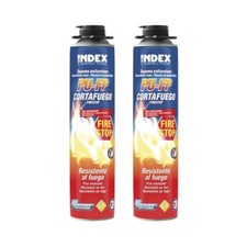2x PROFI Brandschutz Pistolenschaum B1 750 ml PU-Schaum PU schwer entflammbar