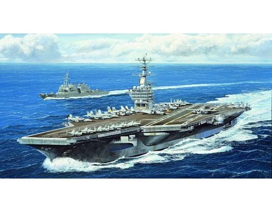 Trumpeter 5739 USS Nimitz CVN-68 maquette 1:700 idée cadeau modélisme