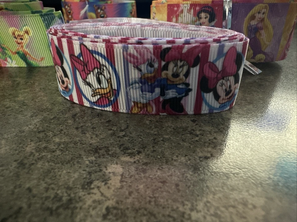 Movie Characters Ribbon Lot Minions, Tinkerbell, Scooby, Disney Monster High - Image 2 of 4