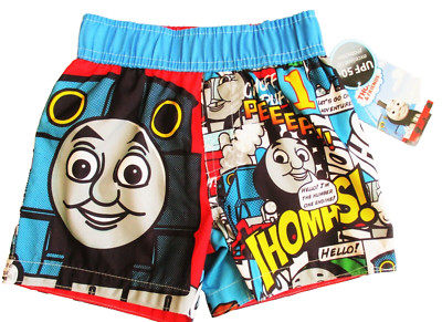New Thomas the Tank Train Engine Swim Shorts Beachwear UPF 50+ Boys Toddler 12M
