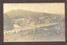 RPPC IRONTON MISSOURI BIRDSEYE VIEWE ARCADIA VALLEY VIEWS REAL PHOTO POSTCARD