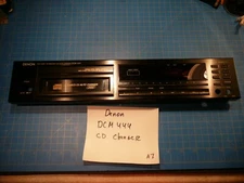 Denon DCM-444 CD Changer Replacement Parts Face Panel & Full Set Push Buttons