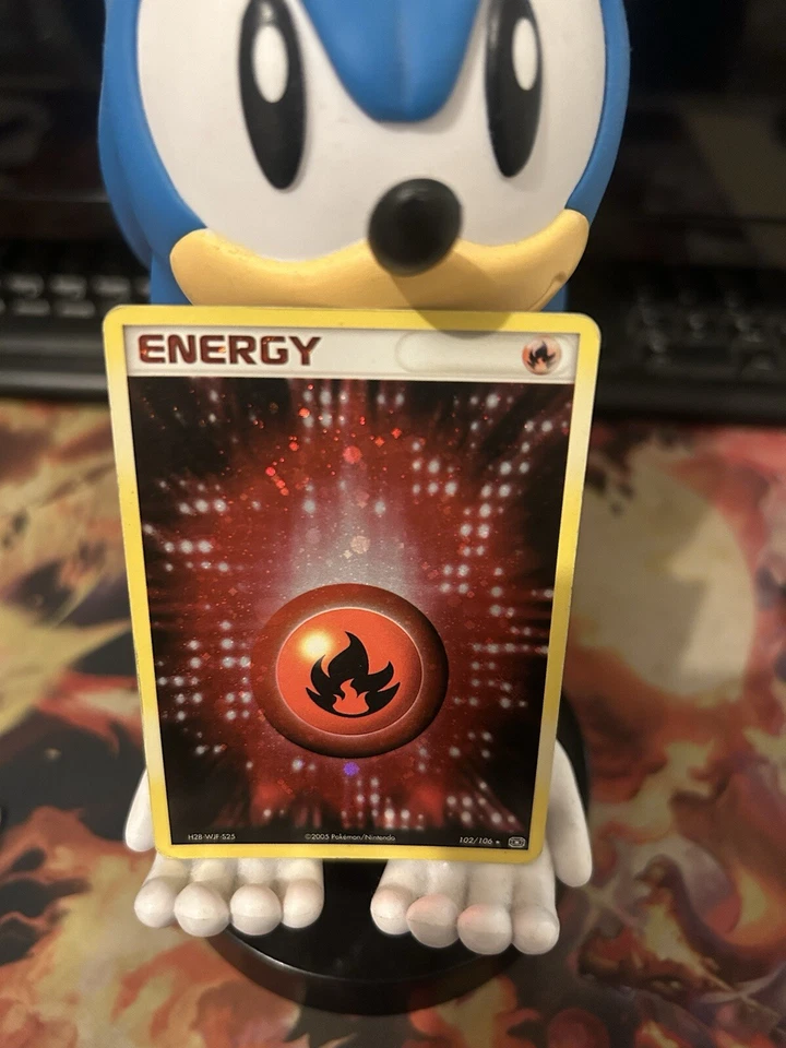 Energia Fuoco Set EX Smeraldo Emerald 102/106 rara Holo card Carta pokemon ENG - Immagine 3 di 4