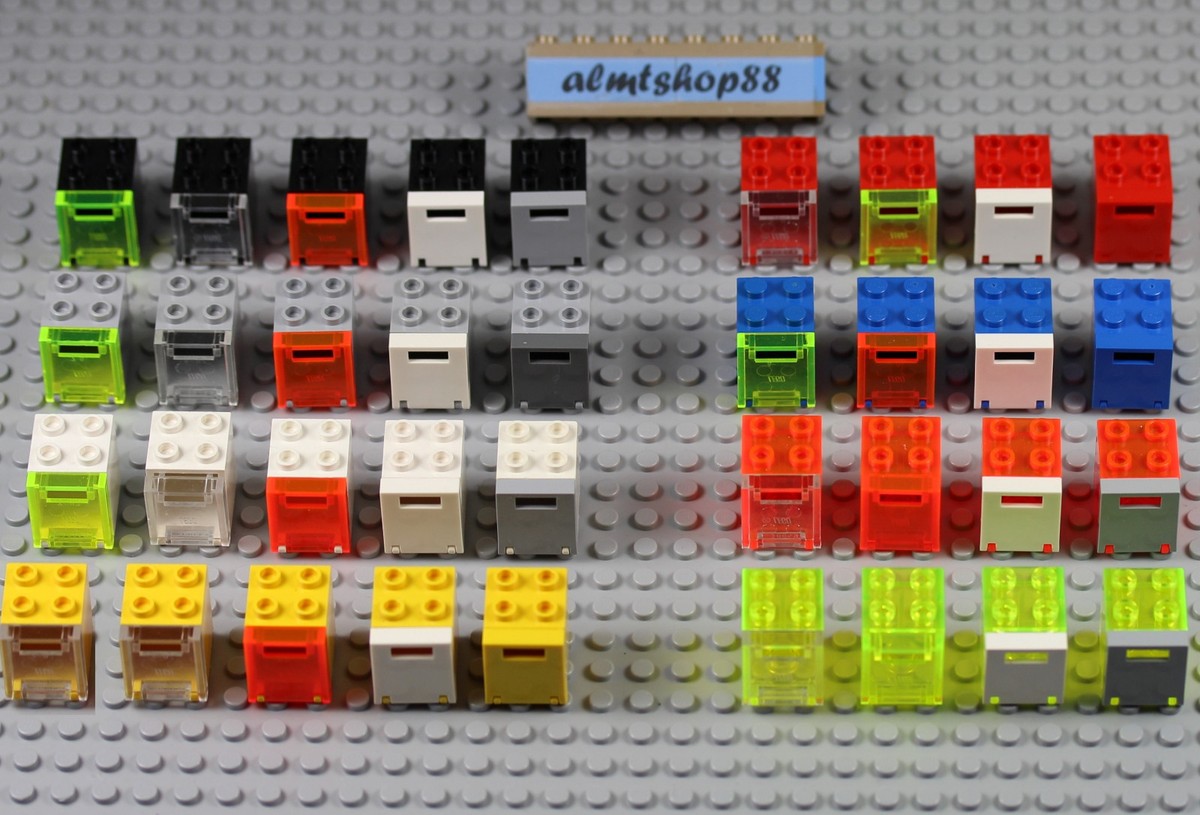LEGO - Container 2x2x2 - PICK COLORS - Crate Door Mailbox Cabinet