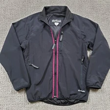 Wild Things Jacket Mens Medium Black Windbreaker Full Zip Outdoors Tactical