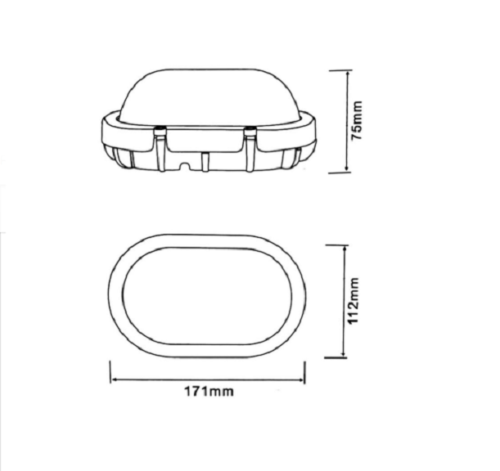 12W Applique Plafoniera LED SMD Rotonda A Parete Luce Fredda 6500k Esterno Ip65 19897964