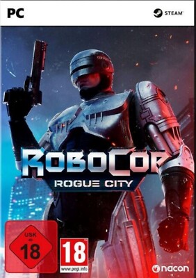 RoboCop Rogue City (PC 2023 Nur der Steam Key Download Code) Keine DVD, Keine CD