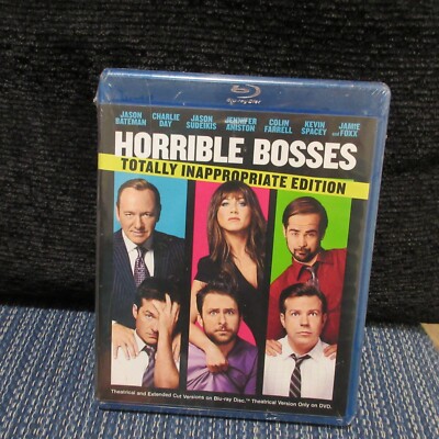 Horrible Bosses (Blu-ray/DVD, 2011, Totally Inappropriate Edition NEW SEALED