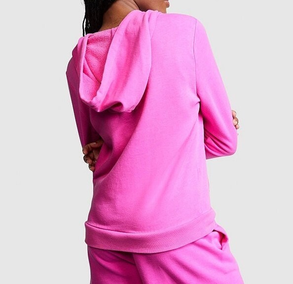 Victoria Secret PINK Fleece Zip Up Hoodie Classic Sweatpants Set