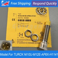 For TURCK NI10U-M12E-AP6X-H1141 NI10UM12EAP6XH1141 PNP 10mm Proximity Sensor