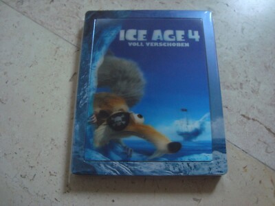 ICE AGE 4 CONTINENTAL DRIFT 2 Disc 3D Blu-Ray SteelBook lenticular
