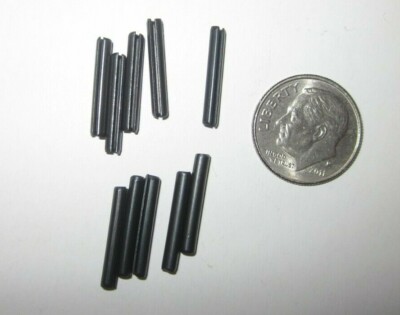 Roll Pins 3/32'' x 5/8'' LOT OF 10 Carbon Steel F/A Slotted Pins