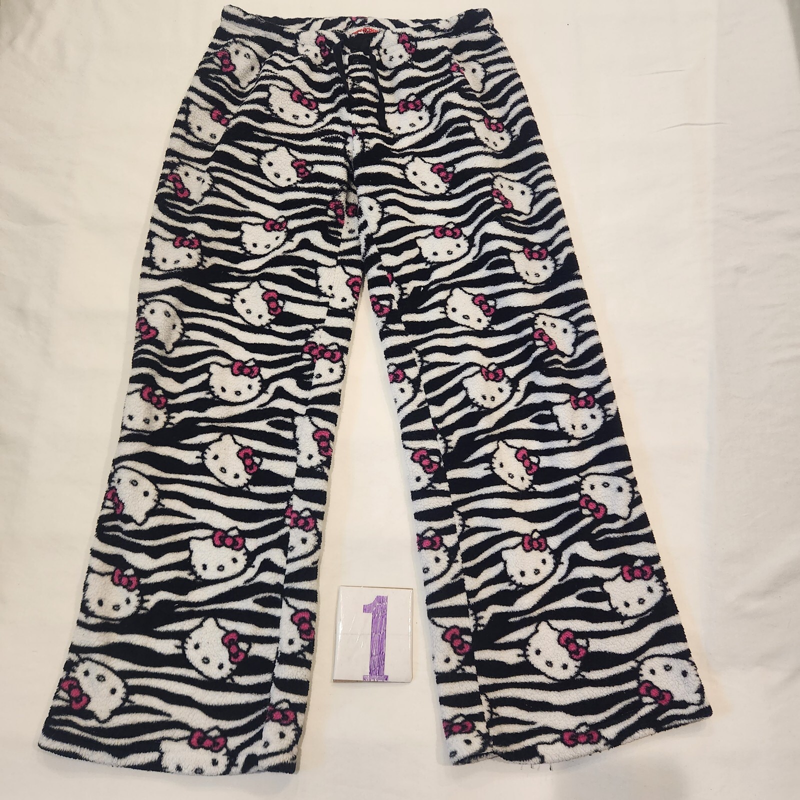 vintage hello kitty y2k pajama pants zebra print Medi… Gem