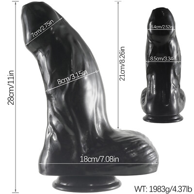 Super Huge Thick Wide Girth Dildo Suction Cup Realistic Penis Sex Toys for  Women