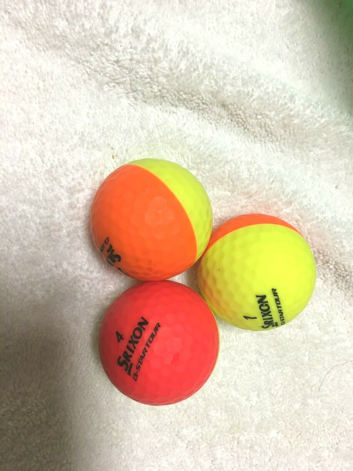 24 Srixon Q StarTour Matte Orange/Yellow, 5A/4A Golf Balls eBay