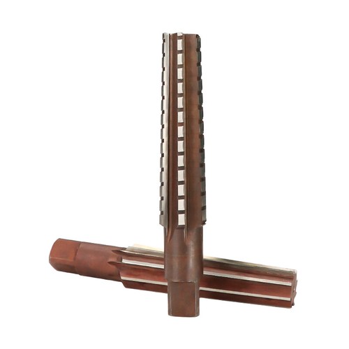 2PCS Steel Taper Reamer Set Morse Machine Reamer Cutter Tool MT0/MT1