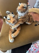 Arrow the Tiger Plush Stuffed Animal 17 inches Long 2 Tiger Tale Toys Realistic