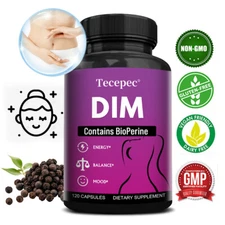 DIM Supplement 300mg, With Bioperine, Premium Hormonal Support Formula