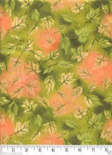 Autumn Fields Green Quilt Fabric - 1 Fat Quarter