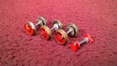 HO EARLY FLEISCHMANN ELECTRIC SHUNTING ENGINE - DRIVE WHEEL SET