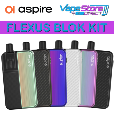 aspire blok pod Aspire | Flexus BLOK Pod Kit | 1200mAh | 2ml Flexus BLOK Pod with AF Mesh  Coils
