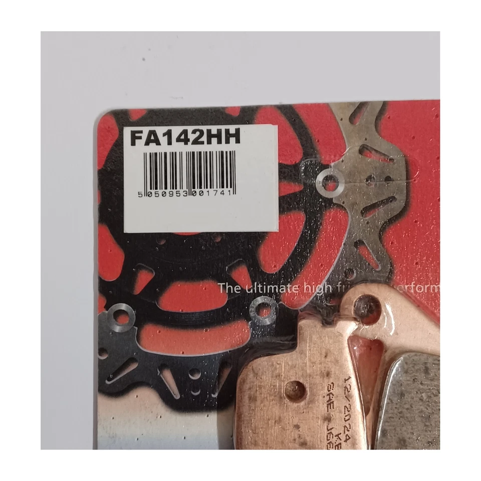 EBC Sinterizadas Pastillas de Freno Traseras y Delanteras para Kawasaki KLE650 - Imagen 4 de 4