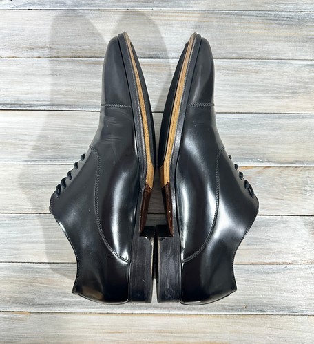 Benci Brothers Oxford Herren Leder Schuhe Schwarz Made In Italy Luxusmarke - Bild 19 von 24