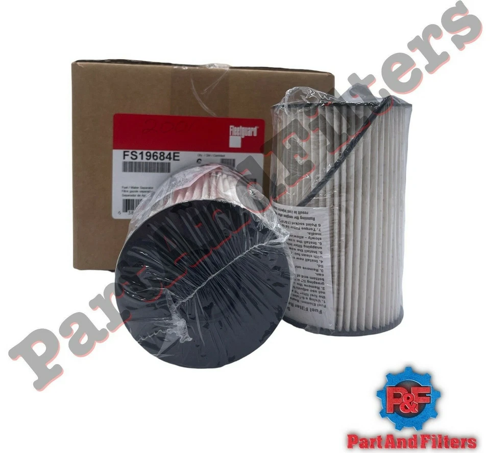 Separador de combustible/agua Fleetguard original FS19684E (paquete de 6) Foto 2 de 2
