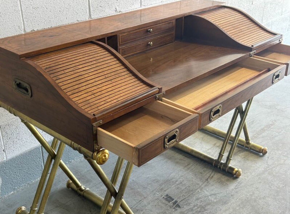 Drexel Oxford Square Series Campaign Desk | eBay