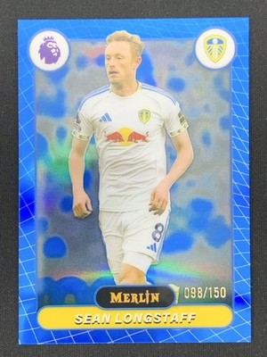 Sean Longstaff 2025-26 Topps Merlin Premier League Blue Refractor /150 #105