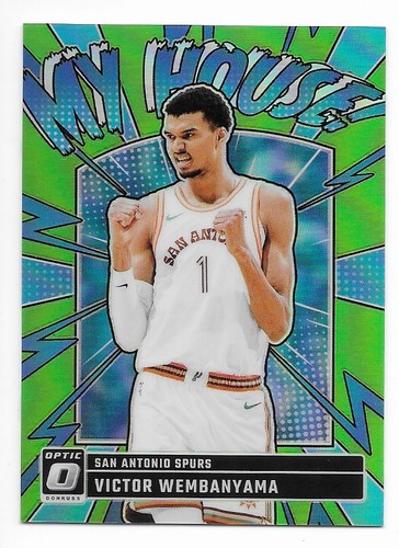2024-25 Panini Donruss Optic My House! Grün Victor Wembanyama 112/199 #19