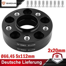 Spurverbreiterung Spurplatten Passend für Mercedes W212 5x112 Ø66,45 2x20mm 40mm