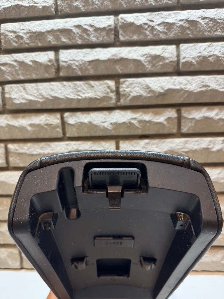 2011 - 2014 Ford Edge Center Console Lid Armrest Black Leather Red Stitching OEM