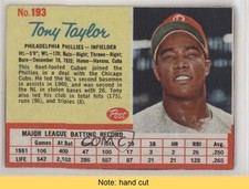 1962 Post Tony Taylor #193 READ 1o3