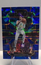 2023-24 Panini Select - Concourse Tyrese Haliburton #29 Blue Cracked Ice Prizm