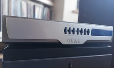 Quad 99 Pre Amplifier with MM MC Phono Tested Working + Remote Control - Silver