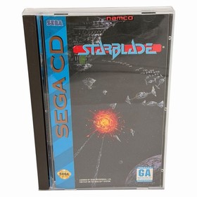 Starblade (Sega CD, 1994) Authentic CIB Complete w/ Manual + Reg Card Tested